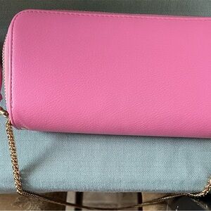 A New Day Pink Clutch Purse wallet Evening Bag Party Wedding Barbie Designer